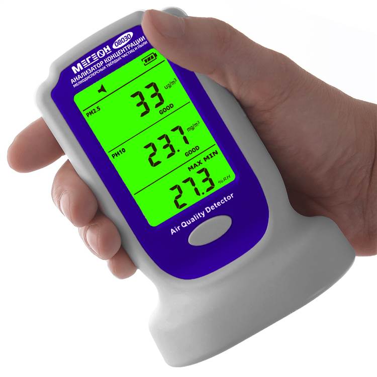 Анализатор концентрации мелкодисперсных твёрдых частиц МЕГЕОН 08030