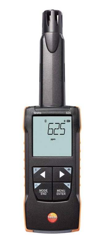 Цифровой прибор Testo 535 для измерения CO2 с подключением к приложению
