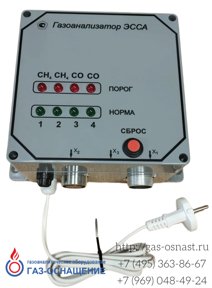 Газоанализатор стационарный ЭССА исполнение БС